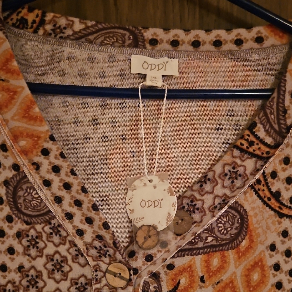 NWT Anthro ODDY Paisley Blouse - Picture 2 of 5